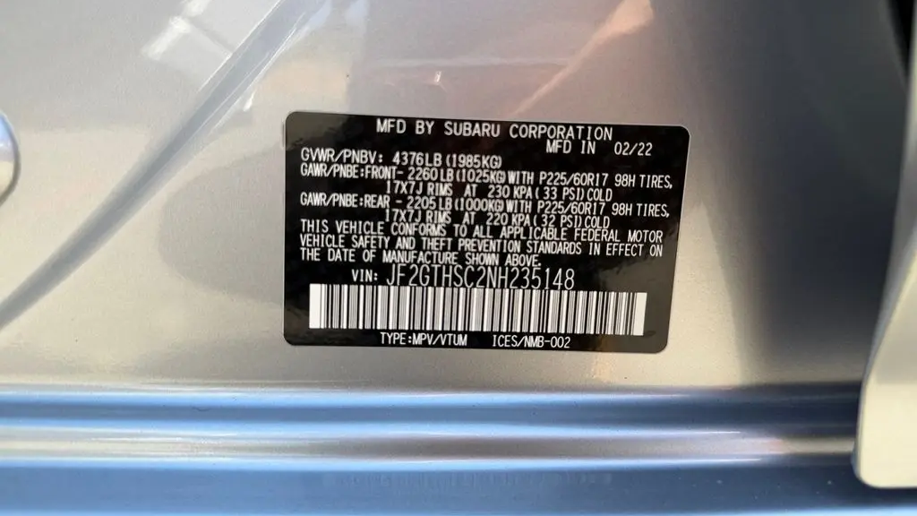 2022 Subaru Crosstrek Sport