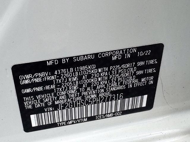 2023 Subaru Crosstrek - $22,156