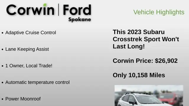 2023 Subaru Crosstrek Sport