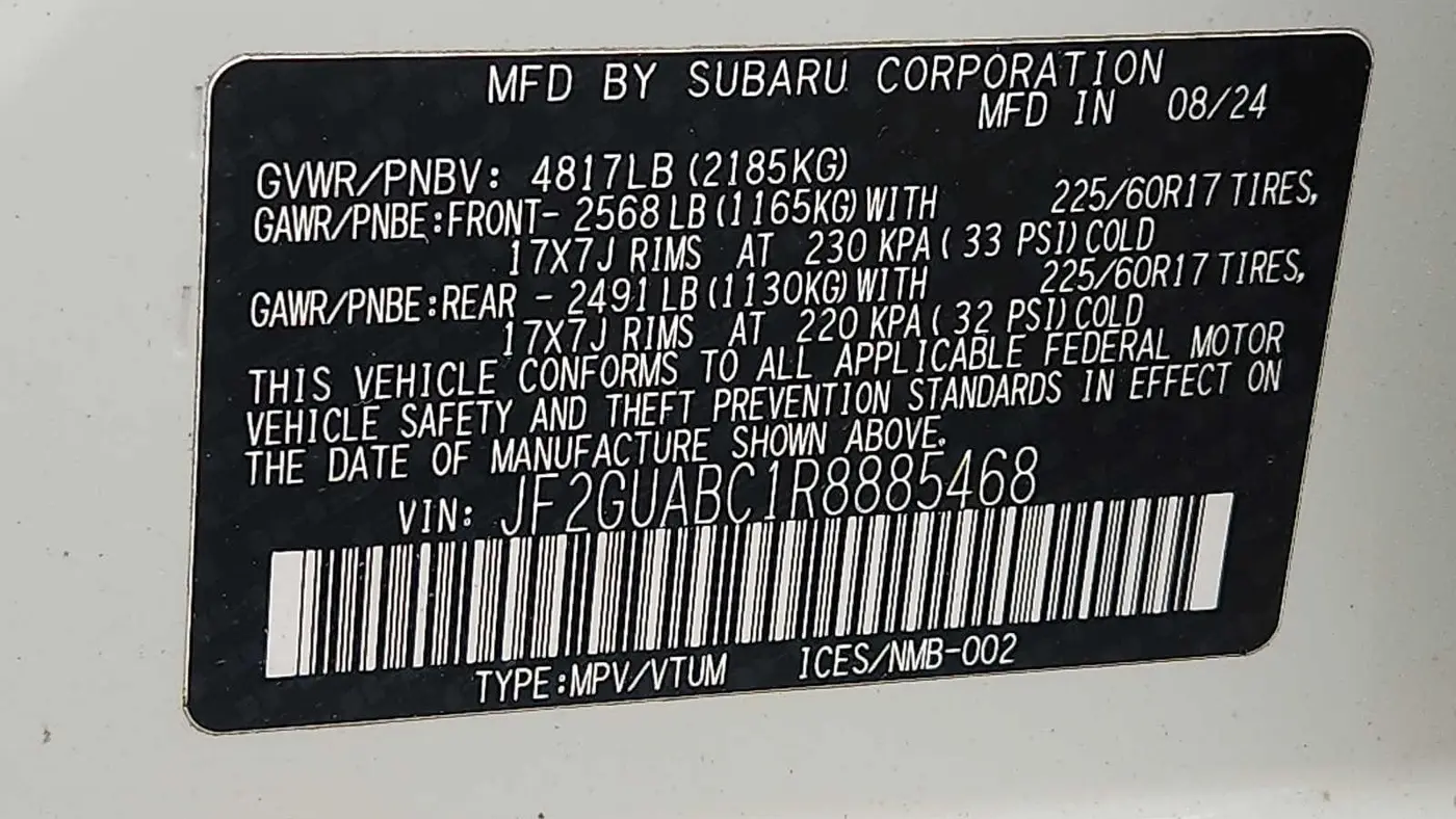 2024 Subaru Crosstrek Base