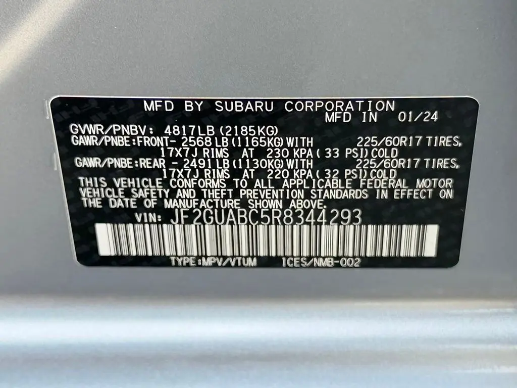 2024 Subaru Crosstrek - $24,141