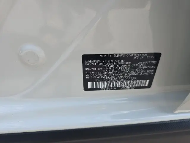 2025 Subaru Crosstrek - $22,480