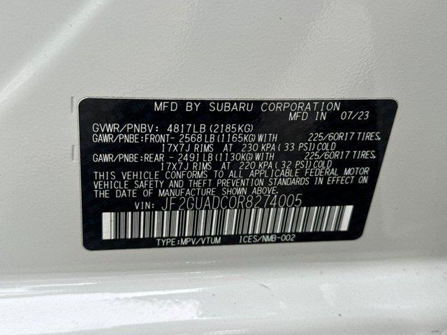 2024 Subaru Crosstrek - $22,991