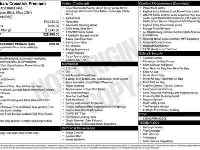 Photo of a 2024 Subaru Crosstrek AWD Premium 4DR Crossover for sale