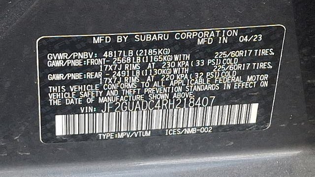 2024 Subaru Crosstrek Premium