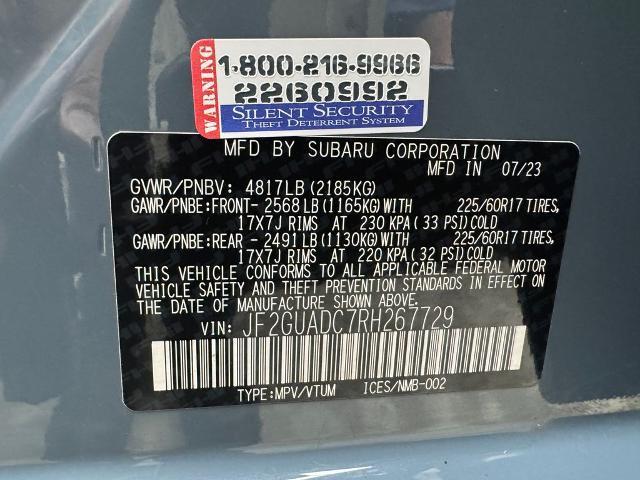2024 Subaru Crosstrek - $25,510