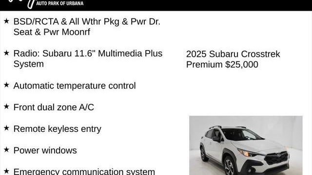 2025 Subaru Crosstrek Premium