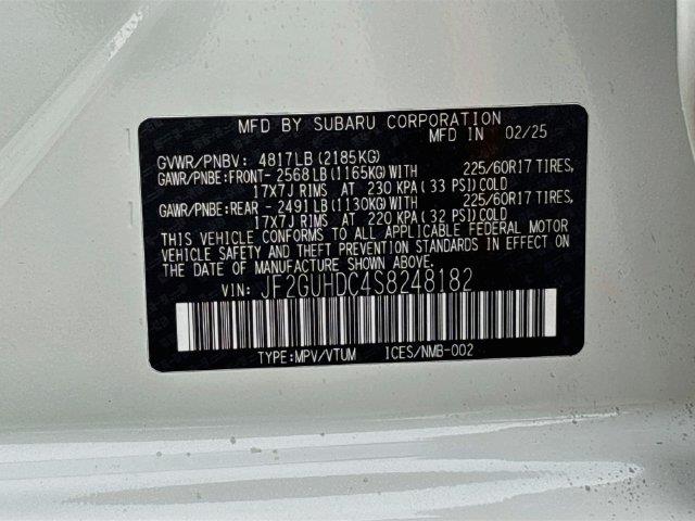 2025 Subaru Crosstrek - $24,480
