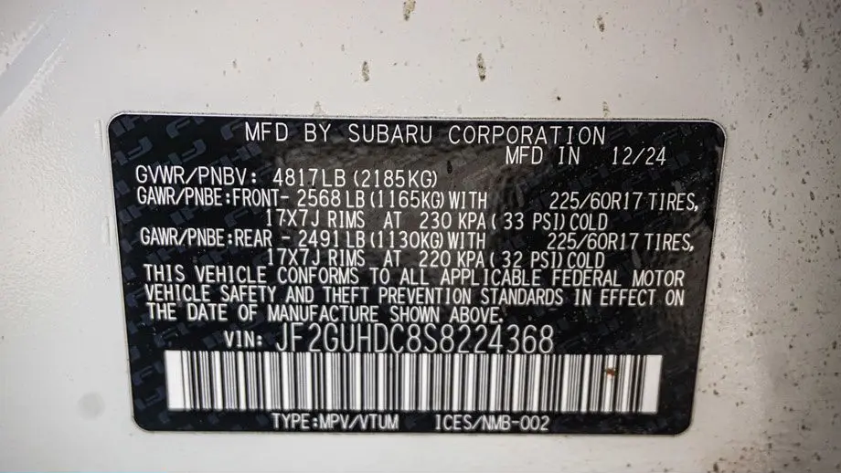 2025 Subaru Crosstrek Premium