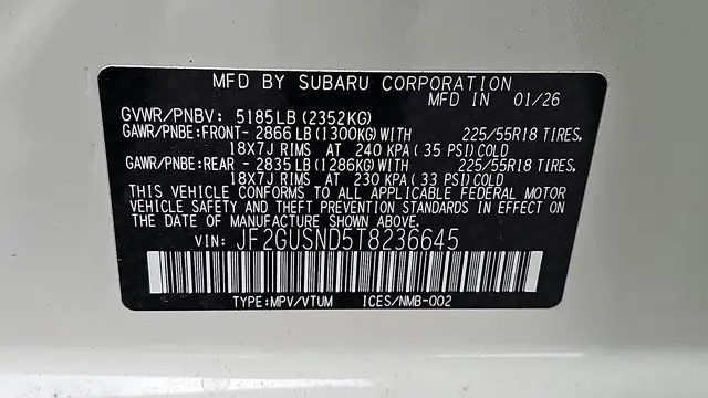 2026 Subaru Crosstrek Limited Hybrid
