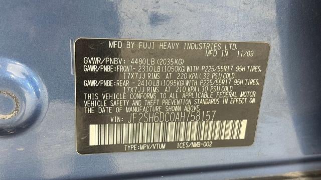 2010 Subaru Forester 2.5X Limited