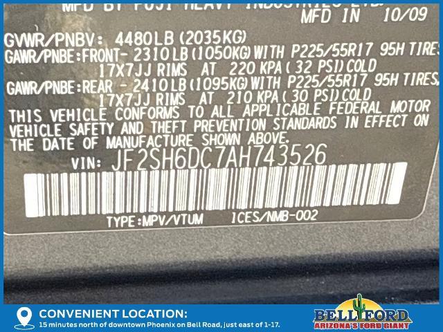 2010 Subaru Forester - $5,735