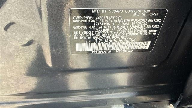 2018 Subaru Forester 2.5i