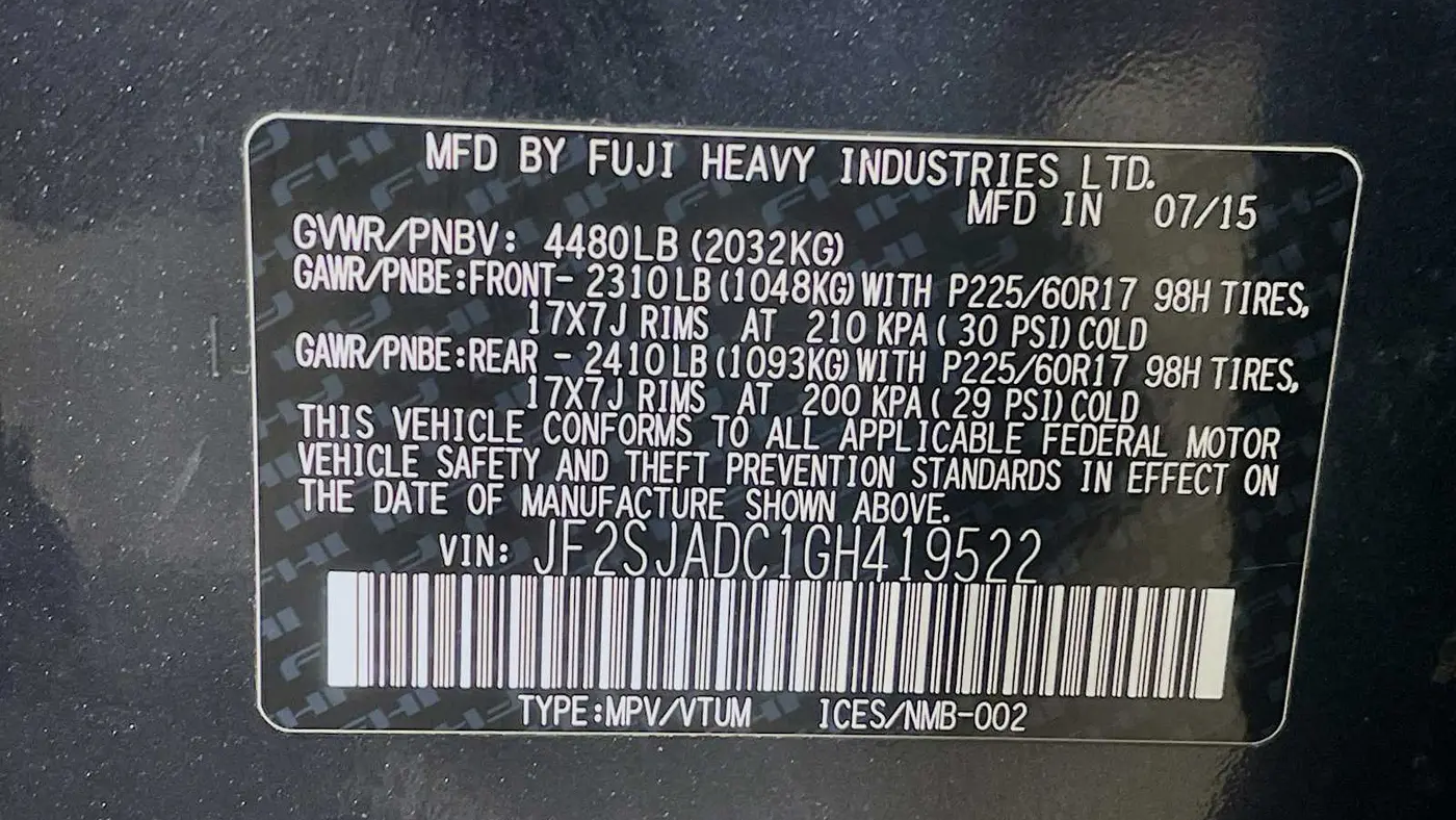 2016 Subaru Forester 2.5i Premium