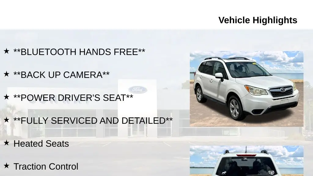 2015 Subaru Forester 2.5i Premium