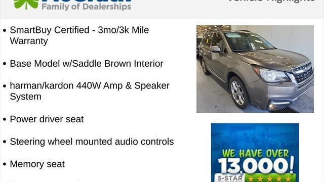 2017 Subaru Forester 2.5i Touring