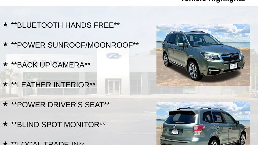 2017 Subaru Forester 2.5i Touring