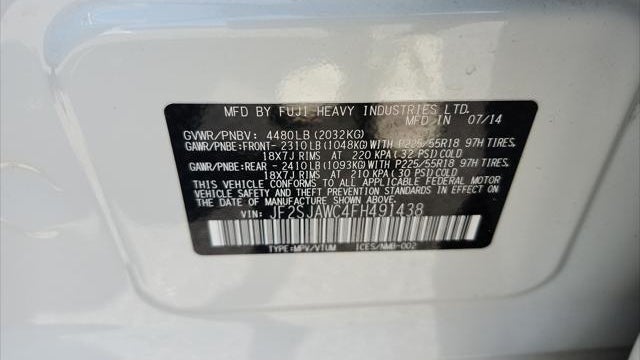 2015 Subaru Forester 2.5i Touring