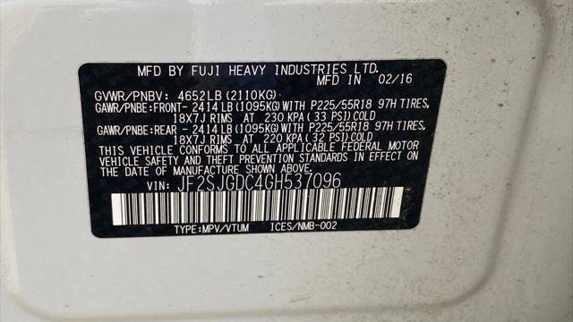 2016 Subaru Forester 2.0XT Premium