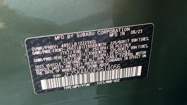 2023 Subaru Forester Base