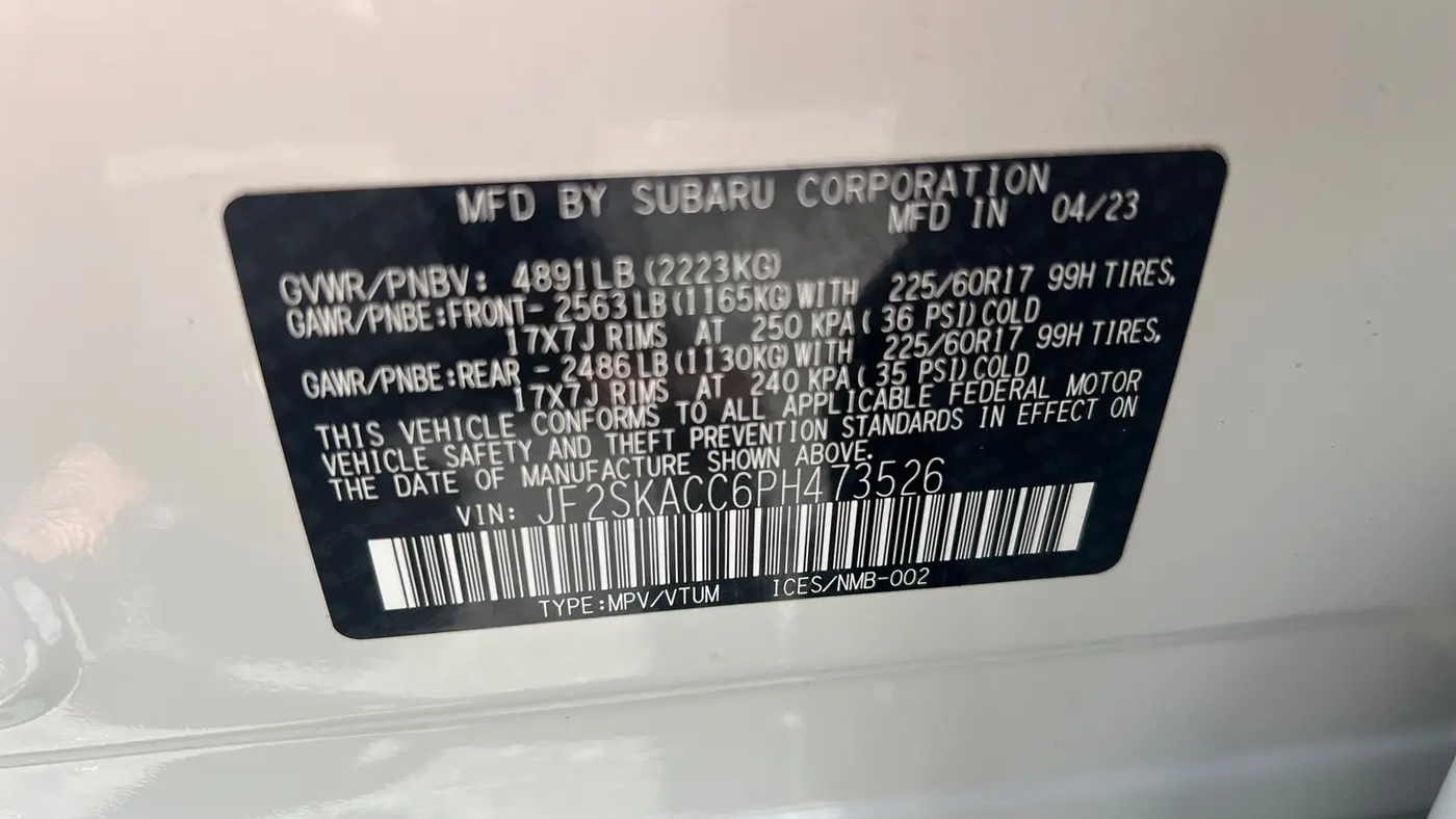 2023 Subaru Forester Base