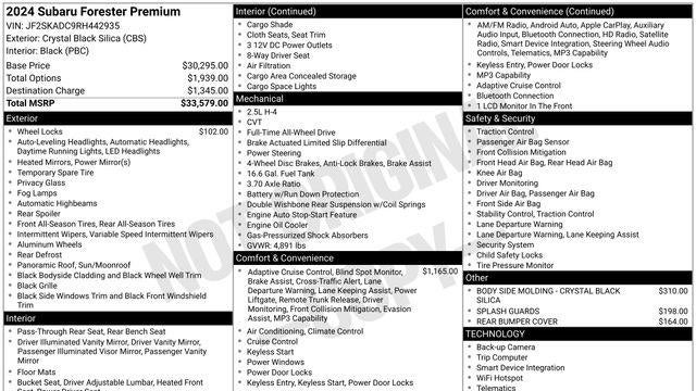 2024 Subaru Forester Premium