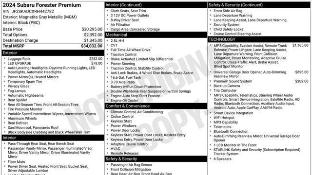 2024 Subaru Forester Premium