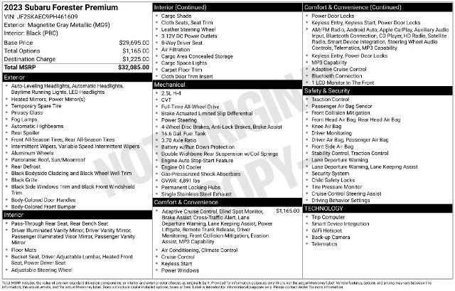 2023 Subaru Forester - $23,999