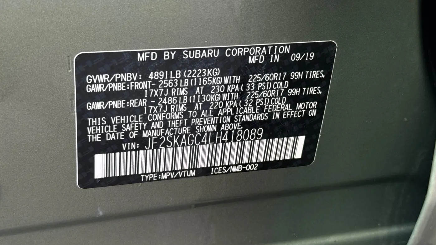 2020 Subaru Forester Premium