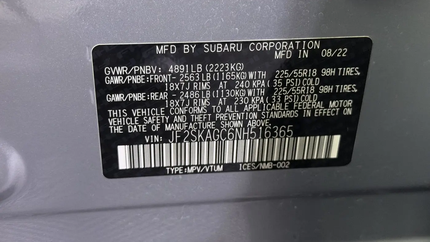 2022 Subaru Forester Sport