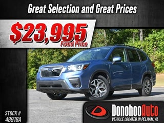 2020 Subaru Forester with Horizon Blue Pearl Exterior