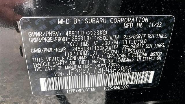 2024 Subaru Forester Wilderness