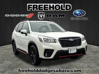 2019 Subaru Forester with Crystal White Pearl Exterior