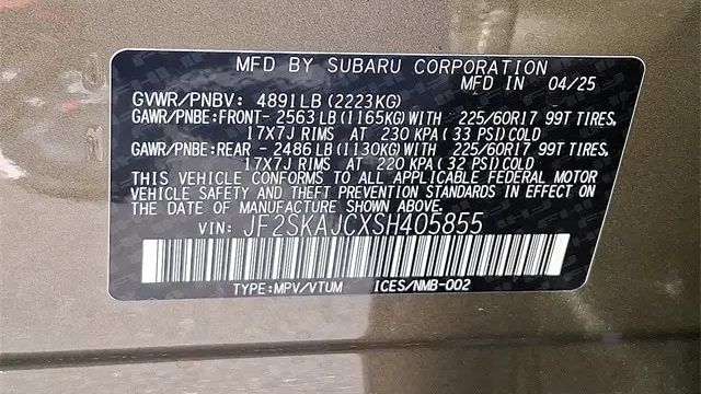 2025 Subaru Forester Wilderness
