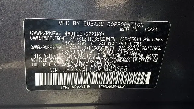 2024 Subaru Forester Limited