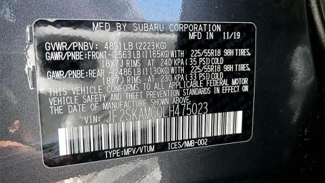 2020 Subaru Forester Sport