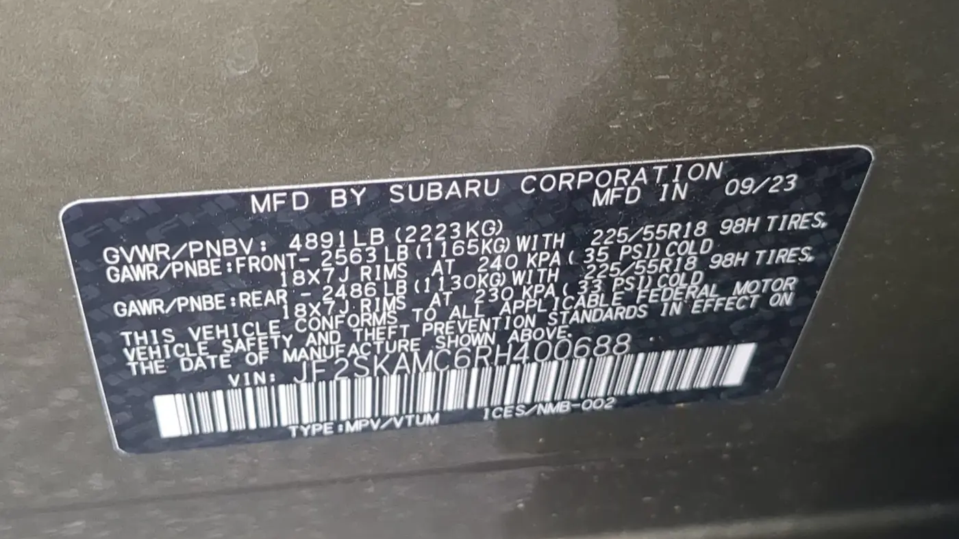 2024 Subaru Forester Touring