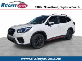 2020 Subaru Forester with Crystal White Pearl Exterior