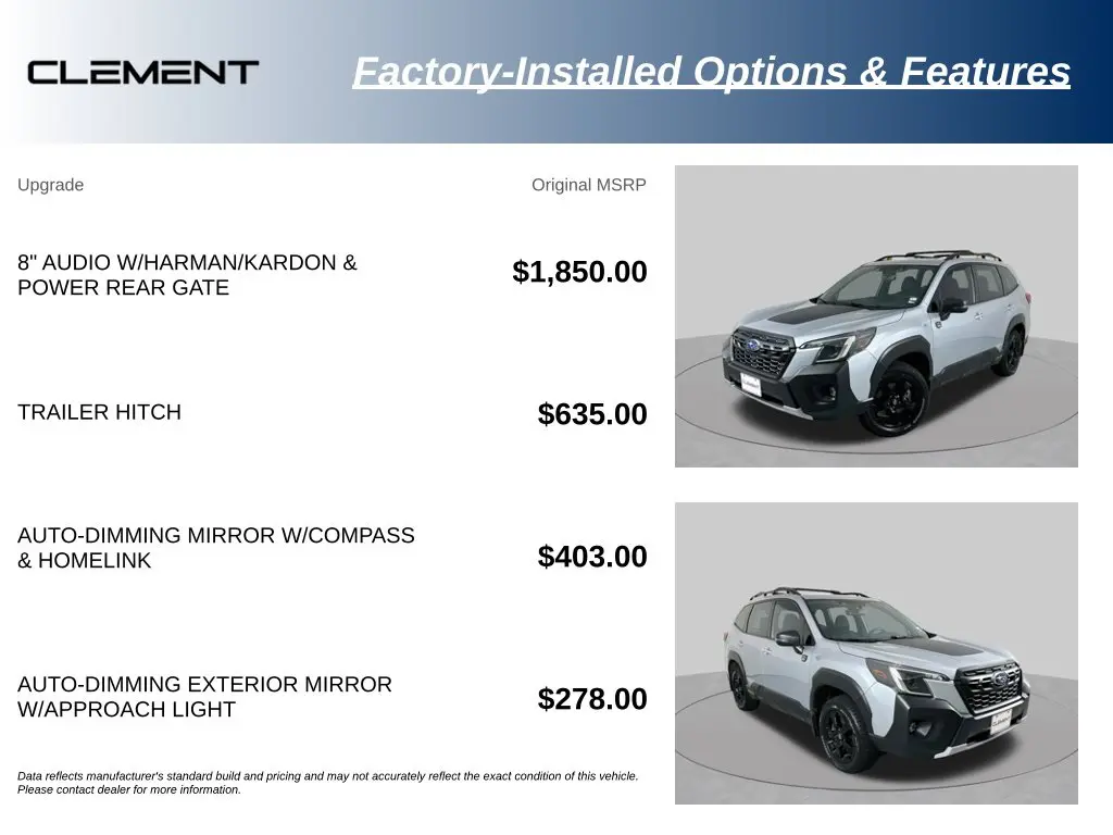 2023 Subaru Forester - $26,842