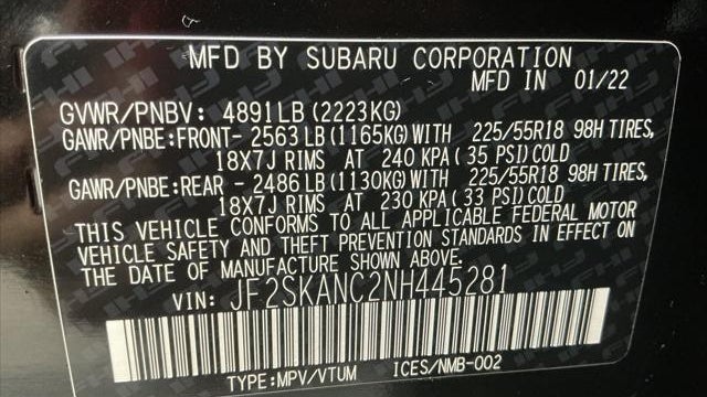 2022 Subaru Forester Limited