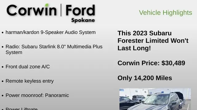 2023 Subaru Forester Limited