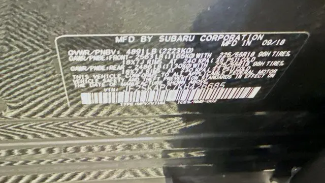 2019 Subaru Forester Sport