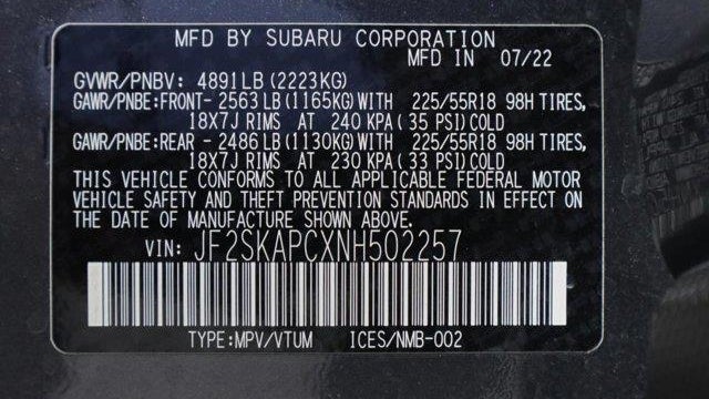 2022 Subaru Forester Limited