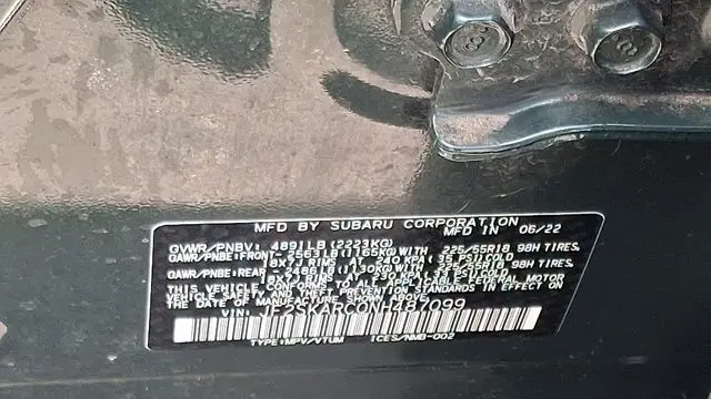 2022 Subaru Forester Touring
