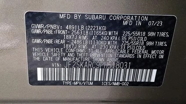 2023 Subaru Forester Touring