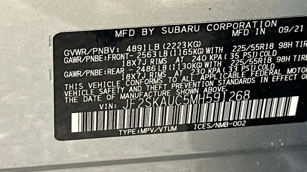 2021 Subaru Forester Limited