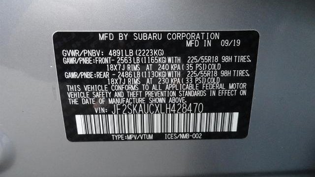 2020 Subaru Forester Limited