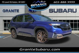 2025 Subaru Forester with Sapphire Blue Pearl Exterior