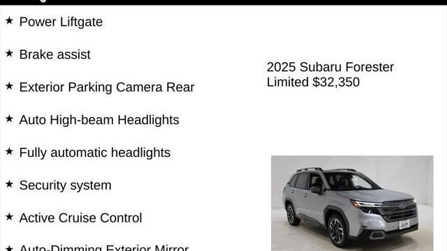 2025 Subaru Forester Limited