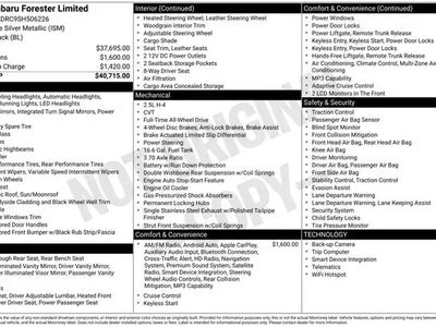 2025 Subaru Forester AWD Limited 4DR Crossover